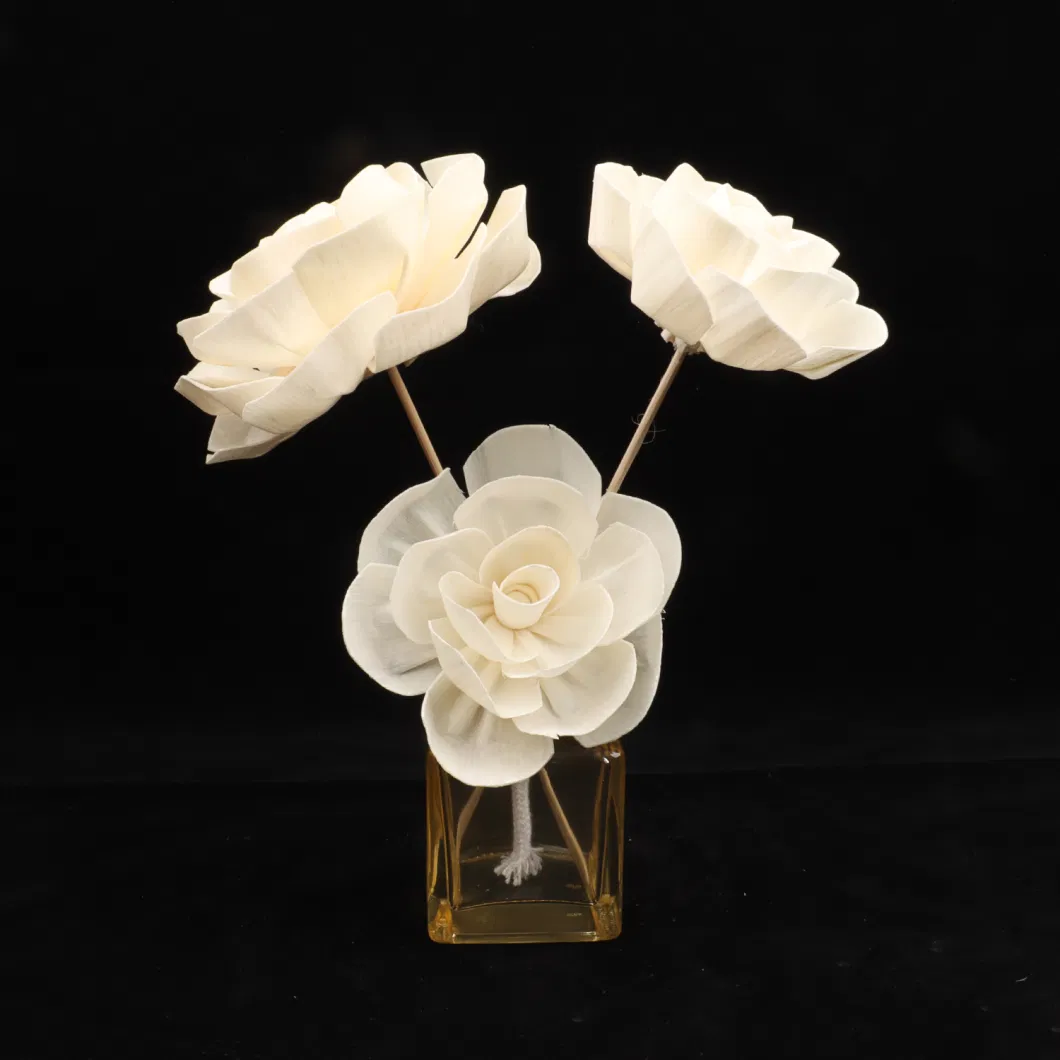 Art Crafts Paper Plant Handmade Wedding Occasiong Banquet Fake Fragrance Diffuser Wood Dried Sola Flower