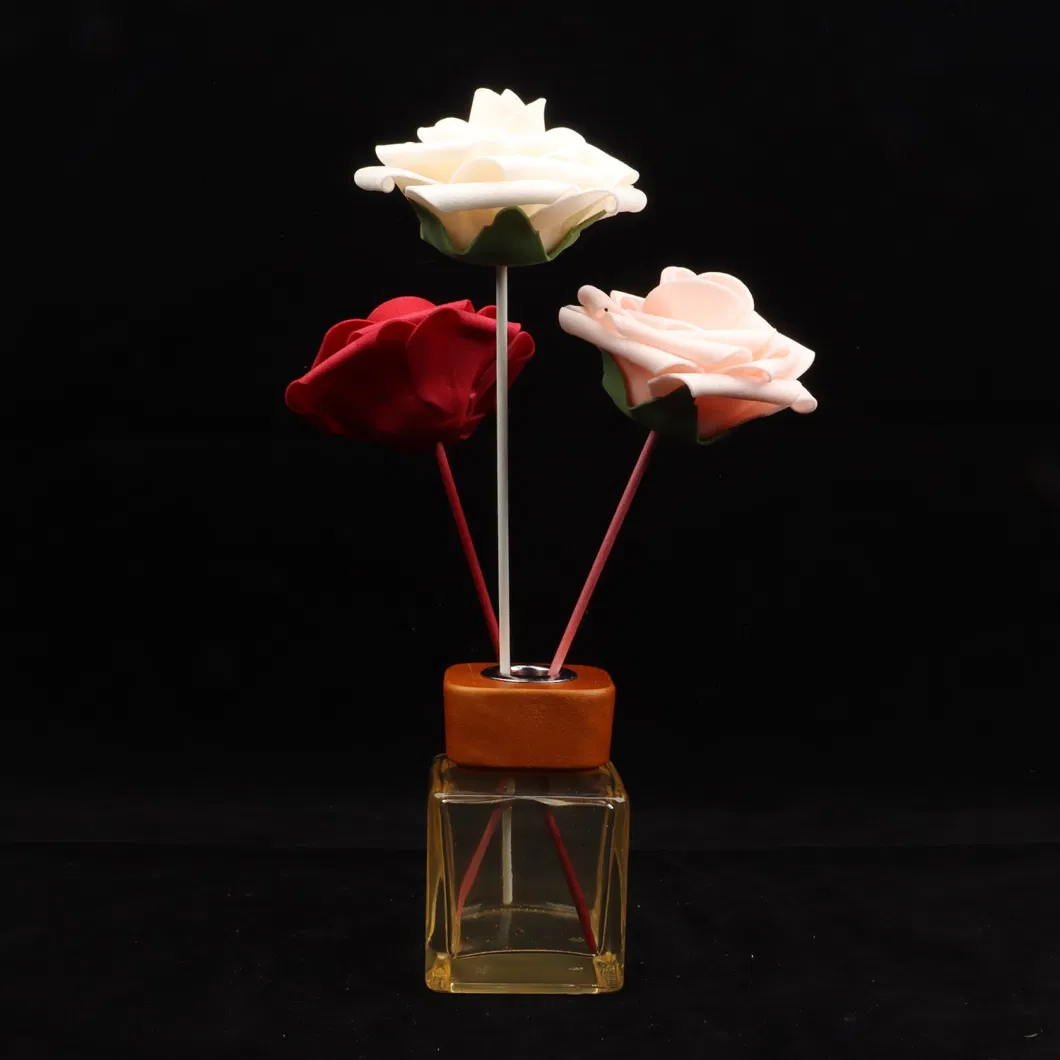 Art Crafts Paper Plant Handmade Wedding Occasiong Banquet Fake Fragrance Diffuser Wood Dried Sola Flower