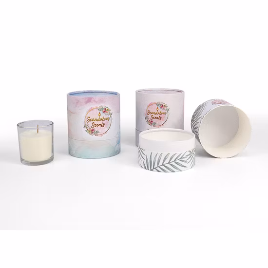 Confezione di cilindri con diffusore a lamella, profumo per la casa, tubo di imballaggio per bottiglie in barattolo di candela