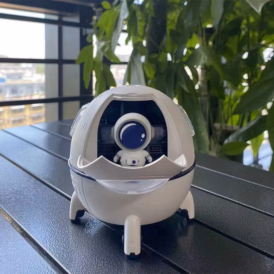 Nebulizzatore per astronauta con luce notturna a LED Nebulizzatore freddo Umidificatore ad ultrasuoni purificatore d'aria Umidificatore portatile industriale